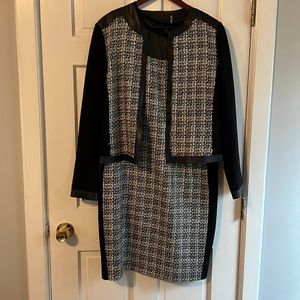 Elie Tahari dress and blazer